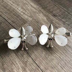 90’s butterfly hair clips moving wings